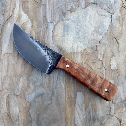 4.25” Hand-Forged Skinner Hunting Knife, 80CrV2