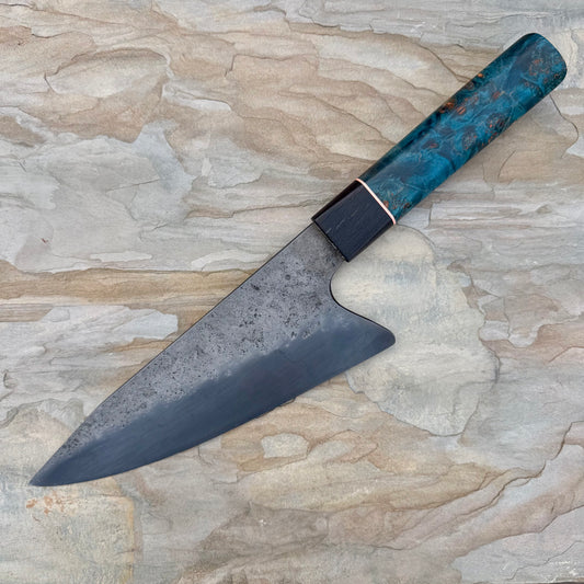 7.5” Hand-Forged Chef’s Knife, 80CrV2