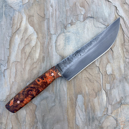 6.75” Hand-Forged Backcountry Hunting Knife, 80CrV2