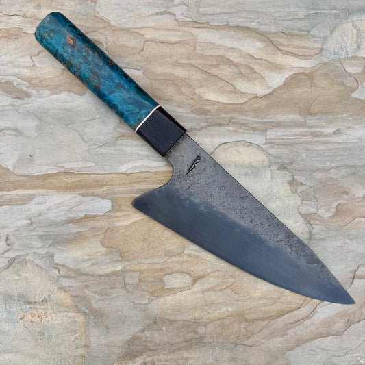 7.5” Hand-Forged Chef’s Knife, 80CrV2